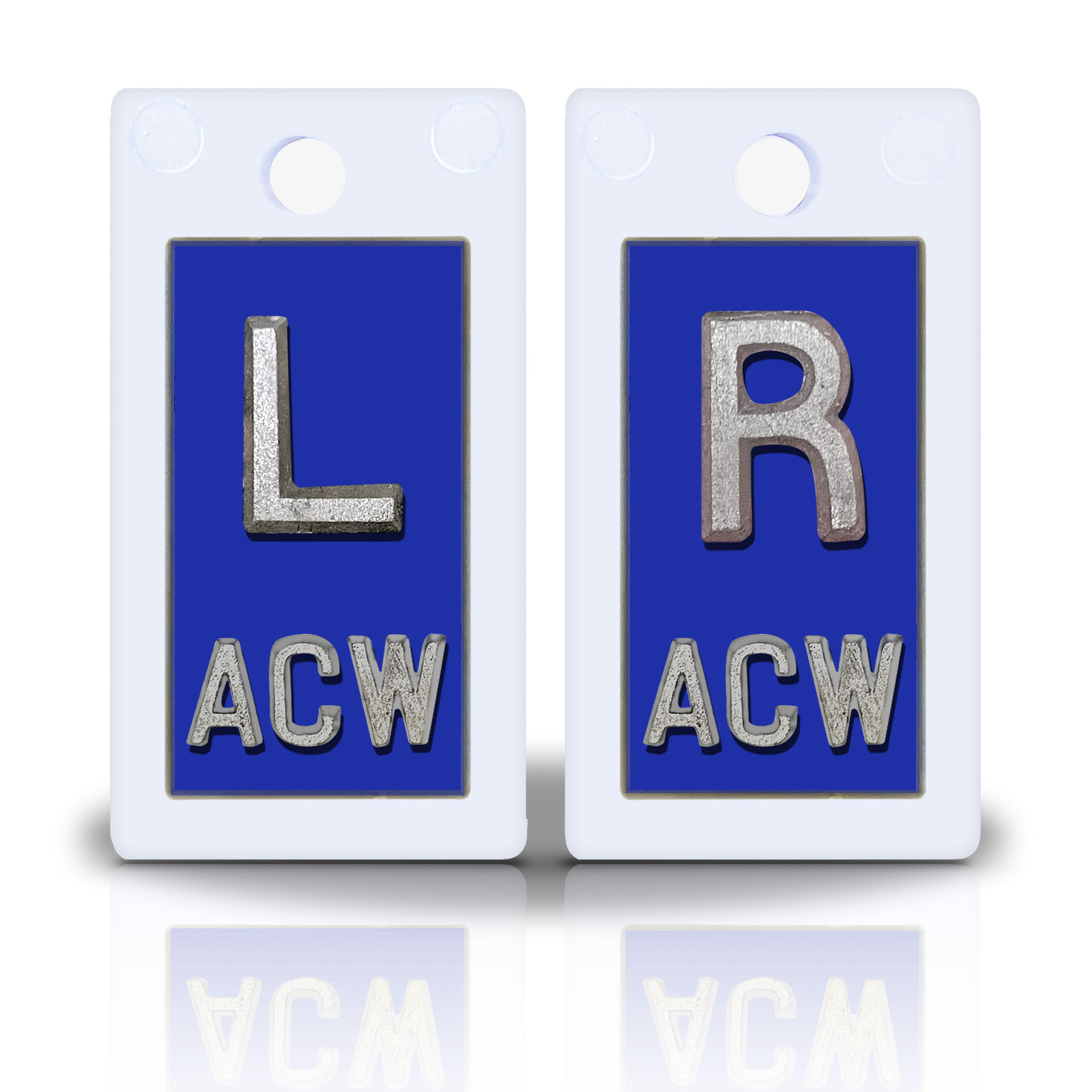 Brilliant Blue Plastic Lead Xray Markers Magic Xray Markers